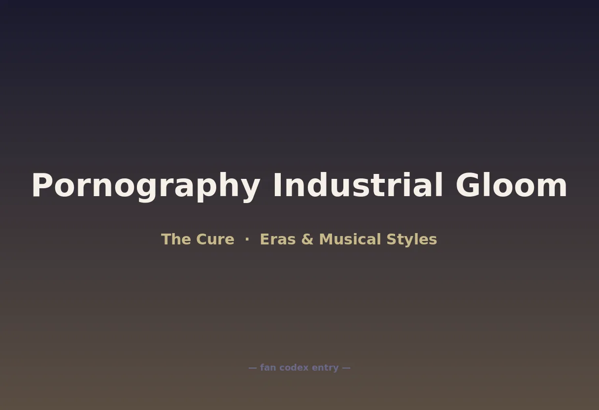 Pornography Industrial Gloom