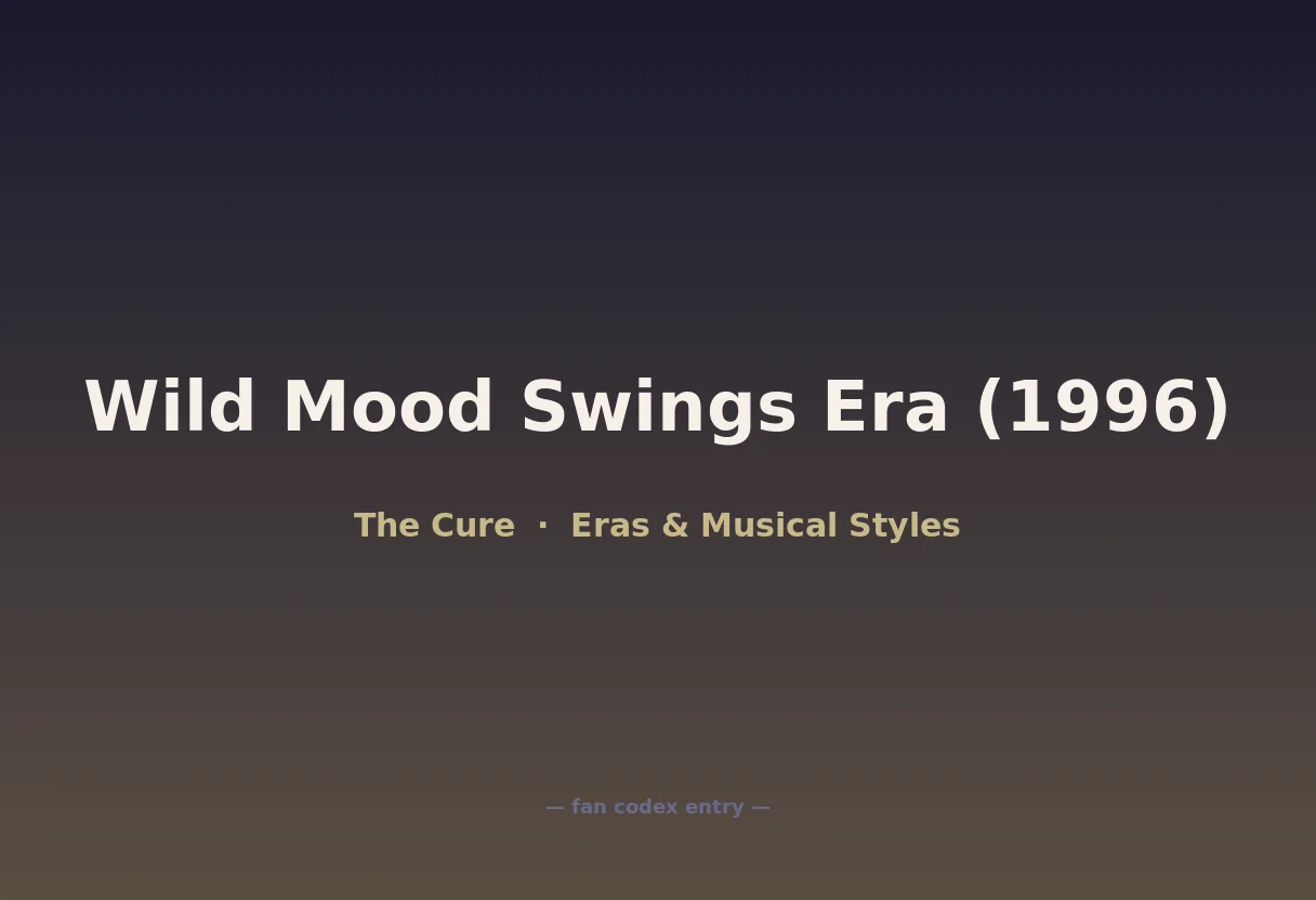 Wild Mood Swings Era (1996)