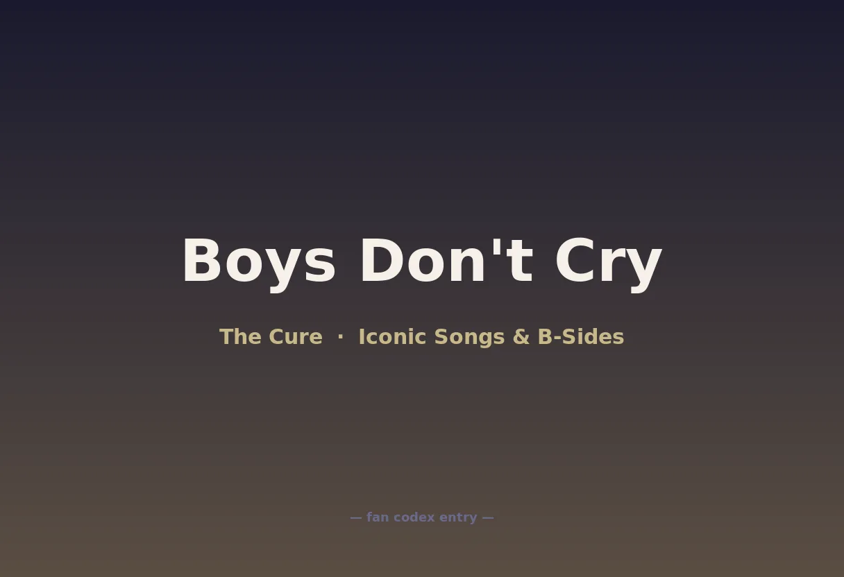Boys Don't Cry