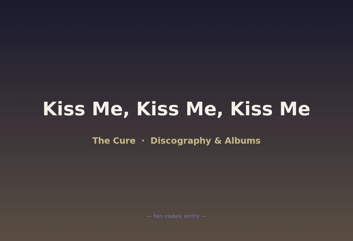 Kiss Me, Kiss Me, Kiss Me